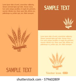 Stock Vector Illustration: wheat