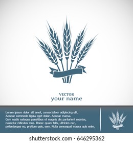 Stock Vector Illustration: wheat