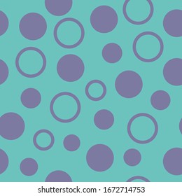 imagen vectorial de material: patrón de color transparente con círculos violetas