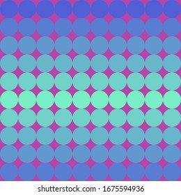 imagen vectorial de material - patrón de color transparente hecho de círculos de degradado verde y azul