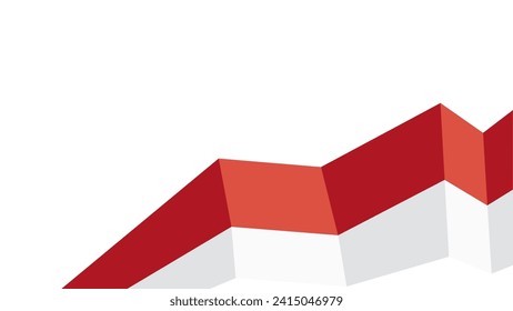 Stock vector indonesia flag icon background