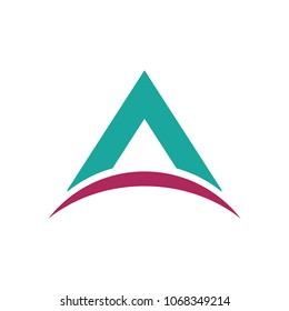 stock vector letter a business logo design template