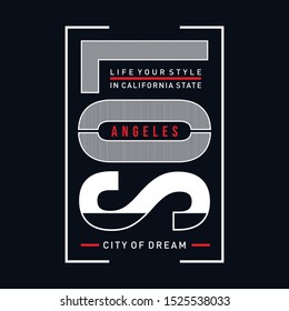 stock vector los angeles typography urban vintage ment shirt design graphic vector illustration artistic art