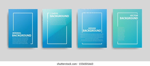 stock vector minimal covers design halftone circle print colorful design modern geometric patterns