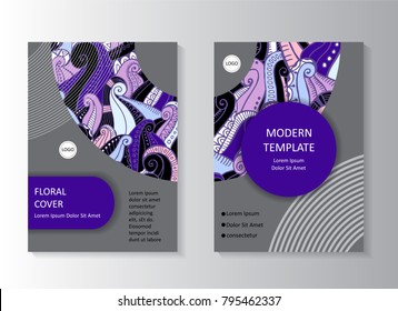 stock vector mock up for layout, banner. original art template. corporate design