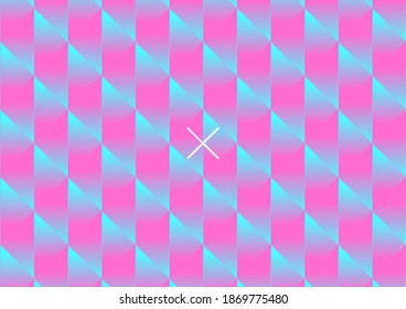 stock vector mosaic illustration of abstract technology futuristic digital, sci-fi user interface concept with gradient. artificial intelligence. abstract vector background.