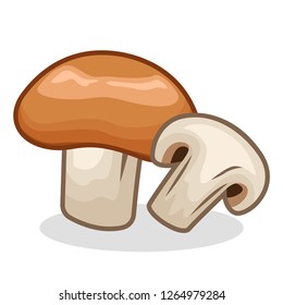 stock vector of mushroom graphic object illustration