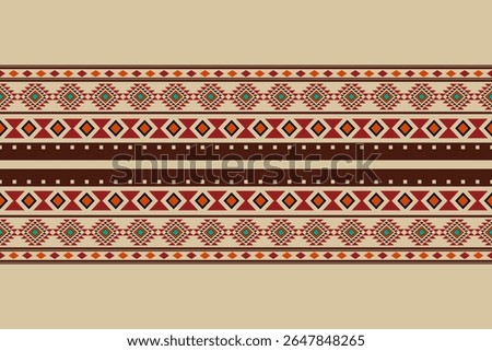 Stock vector native american-indian ornament pattern geometric ethnic textile texture tribal aztec pattern. A Traditional ethnic sadu designs for carpets, for wallpapers and can also be used for cloth