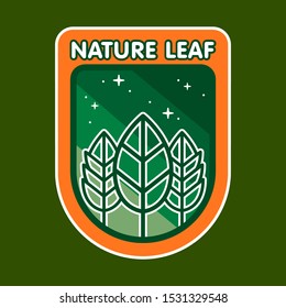 stock vector nature leaf, leaves and landscape logo design. green life, green leaves, ecology, natural, green life, botanical logo icon concept.