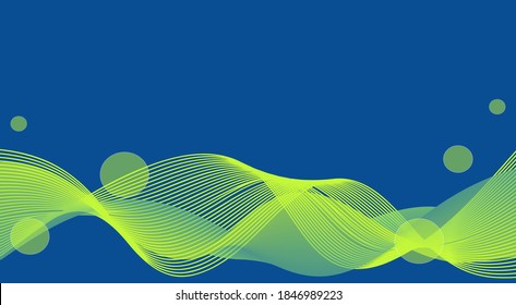 un vector de existencias de líneas de neón fondo de fondo de onda, abstracto 