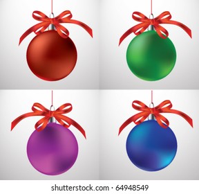 Stock vector new year balls