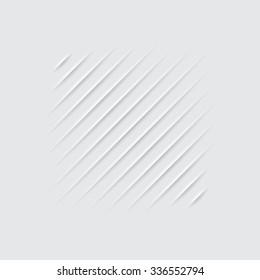 stock vector paper cut with shadow on the grey background.