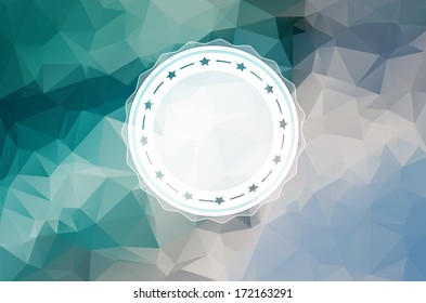 Stock vector polygonal background colorful with triangles