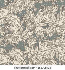 Stock vector seamless abstract floral pattern. Seamless pattern can be used for wallpapers, pattern fills, web page backgrounds, surface textures.