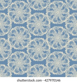 stock vector seamless circular pattern, colorful background,mandala