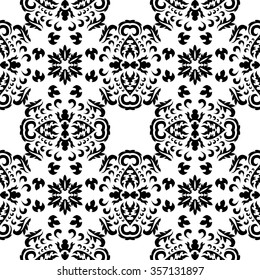 stock vector seamless orient floral pattern