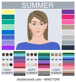 Color Chart Hair Images Stock Photos Vectors Shutterstock