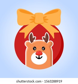 stock vector set of cute christmas postcard. describe christmas poster, greeting cards, header, website. vector illustration background