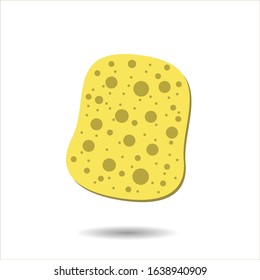 stock vector of sponge isolated on white background