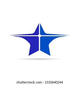 stock vector star logo template. logo icon graphic design symbol for company leaders with star shape.