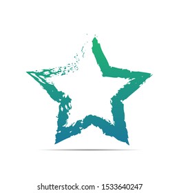 stock vector star logo template. logo icon graphic design symbol for company leaders with star shape.
