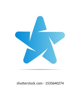 stock vector star logo template. logo icon graphic design symbol for company leaders with star shape.