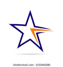 stock vector star logo template. logo icon graphic design symbol for company leaders with star shape.