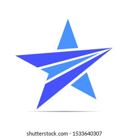 stock vector star logo template. logo icon graphic design symbol for company leaders with star shape.