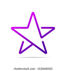 stock vector star logo template. logo icon graphic design symbol for company leaders with star shape.