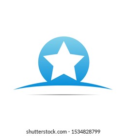 stock vector star logo template. logo icon graphic design symbol for company leaders with star shape.