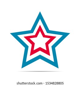 stock vector star logo template. logo icon graphic design symbol for company leaders with star shape.