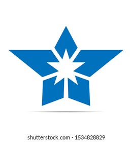 stock vector star logo template. logo icon graphic design symbol for company leaders with star shape.