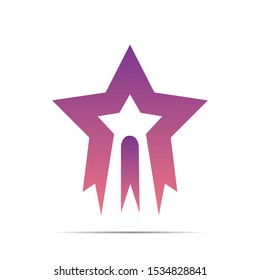 stock vector star logo template. logo icon graphic design symbol for company leaders with star shape.