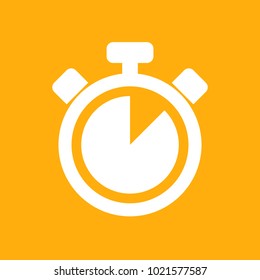stock vector stopwatch, timer icon and alarm clock icon