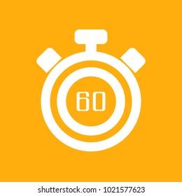 stock vector stopwatch, timer icon and alarm clock icon