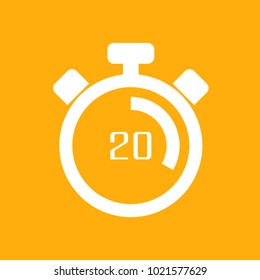 stock vector stopwatch, timer icon and alarm clock icon