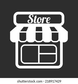 Stock vector store  supermarket flat icons