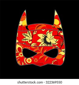 stock vector superhero isolated style icon. path design. 