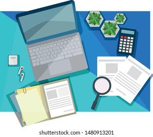 stock vector tax payment concept form with paper 