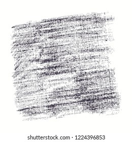 Stock vector texture of burlap. Black print on white background