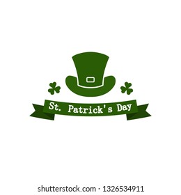 stock vector typographic saint patrick's day vector design