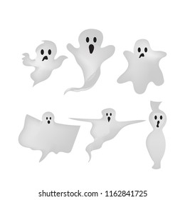 stock vector various for ghost