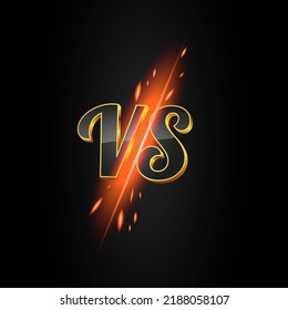 
stock vector versus game cover banner sport vs team. versus screen design battle headline template. team versus background with sparks effect
