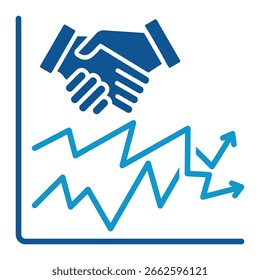 Stockbroker Icon-Element für Design