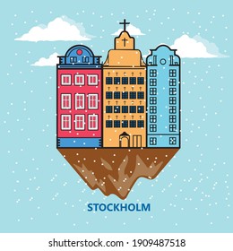 Stockholm is located on Sweden's east-south coast, where Lake Mälaren - Sweden's third largest - flows into the Baltic Sea.