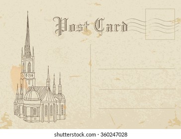 stockholm. post card