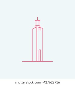 Stockholm Solid Vector Illustration