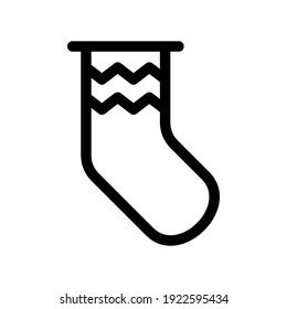 stocking icon or logo isolated sign symbol vector illustration - high quality black style vector icons
