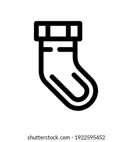 stocking icon or logo isolated sign symbol vector illustration - high quality black style vector icons
