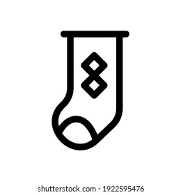 stocking icon or logo isolated sign symbol vector illustration - high quality black style vector icons
